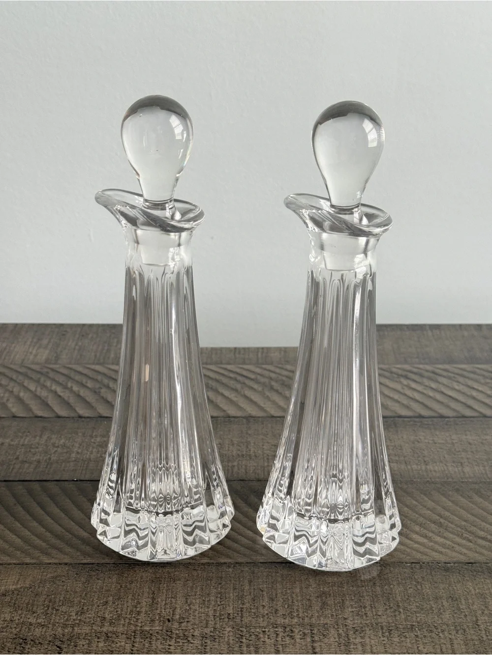 Crystal Cruet Set of 2 Piece Oil & Vinegar Set | Kitchen Tools